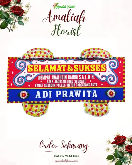 Papan Bunga Ucapan Selamat Sanggrahan